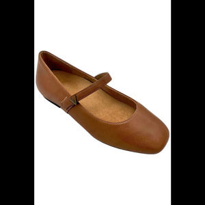 Vionic Brown Mary Jane Flats